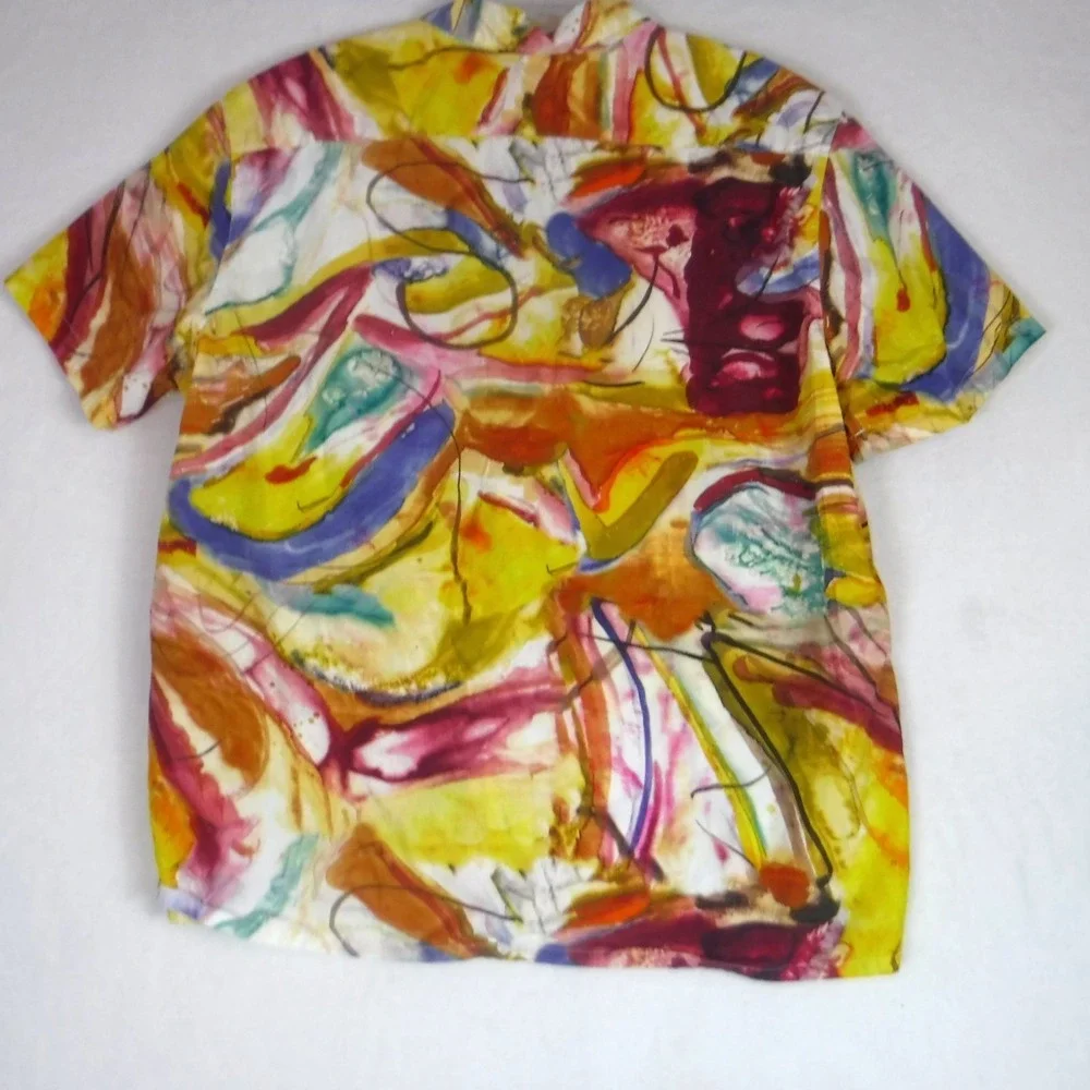 Levi's Relaxed Hawaiian‎ Short Sleeve Button Down Shirt Men's Size XL